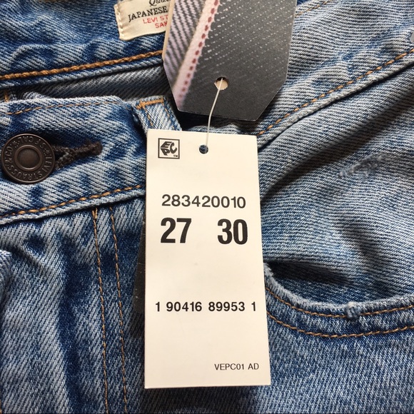 Levi’s slim fit straight leg selvedge 505c jeans - Picture 6 of 6